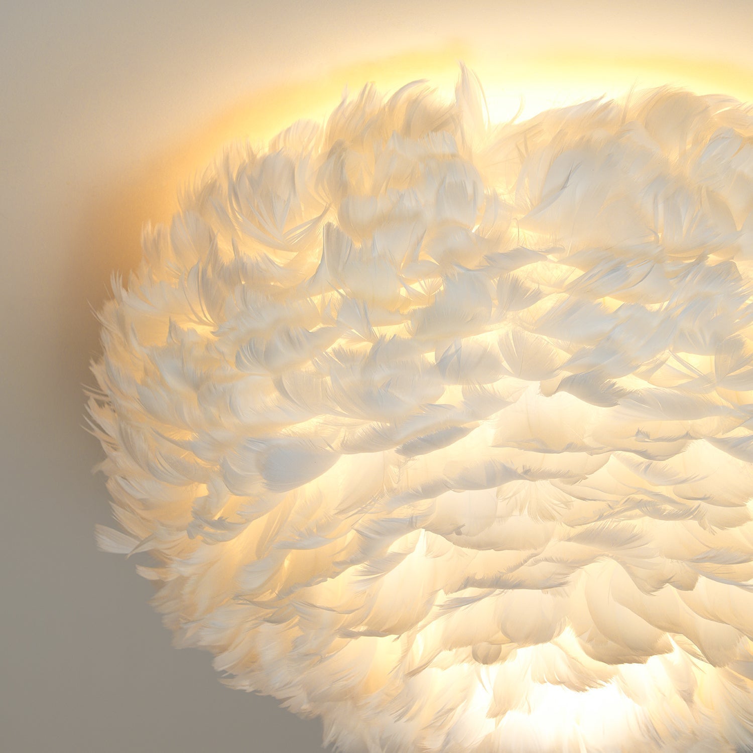 Zalore Premium Nordic Art Feathered Ceiling Lamp