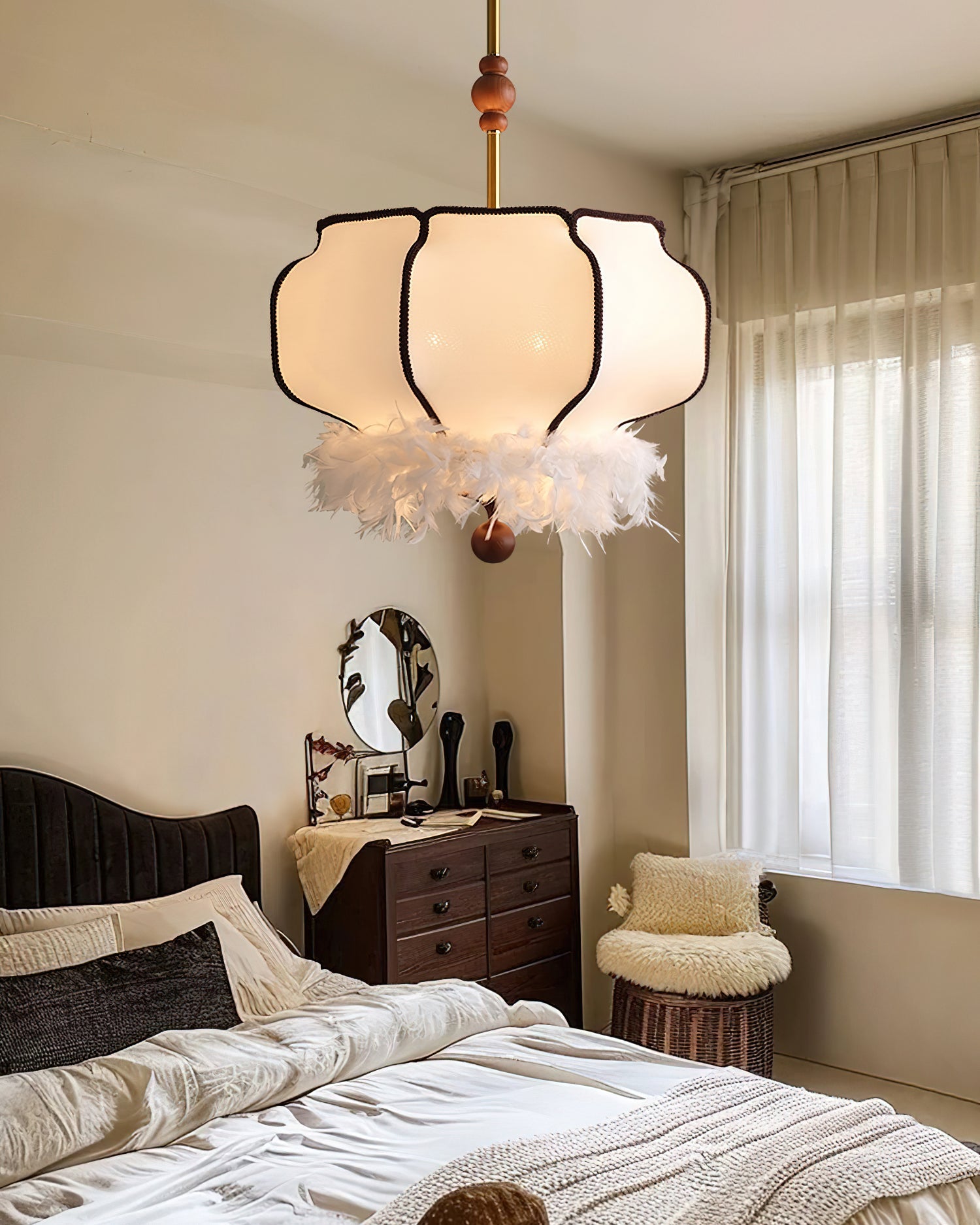 Lineleria Luxury Fabric Pendant Light