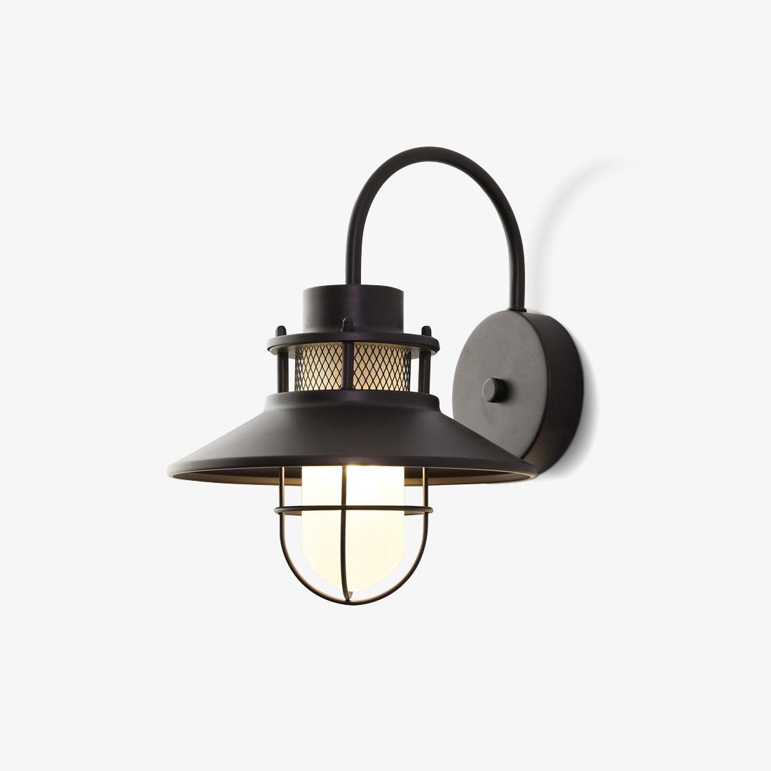 Acori Unique Vintage Glass Outdoor Wall Lamp