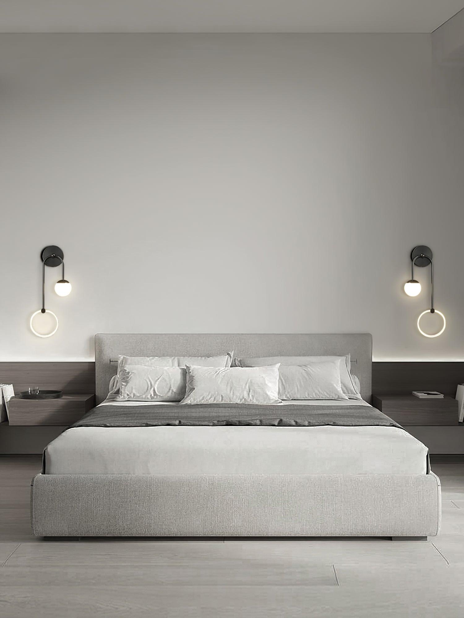 Warren Modern Minimalist LED Brass Wall Light