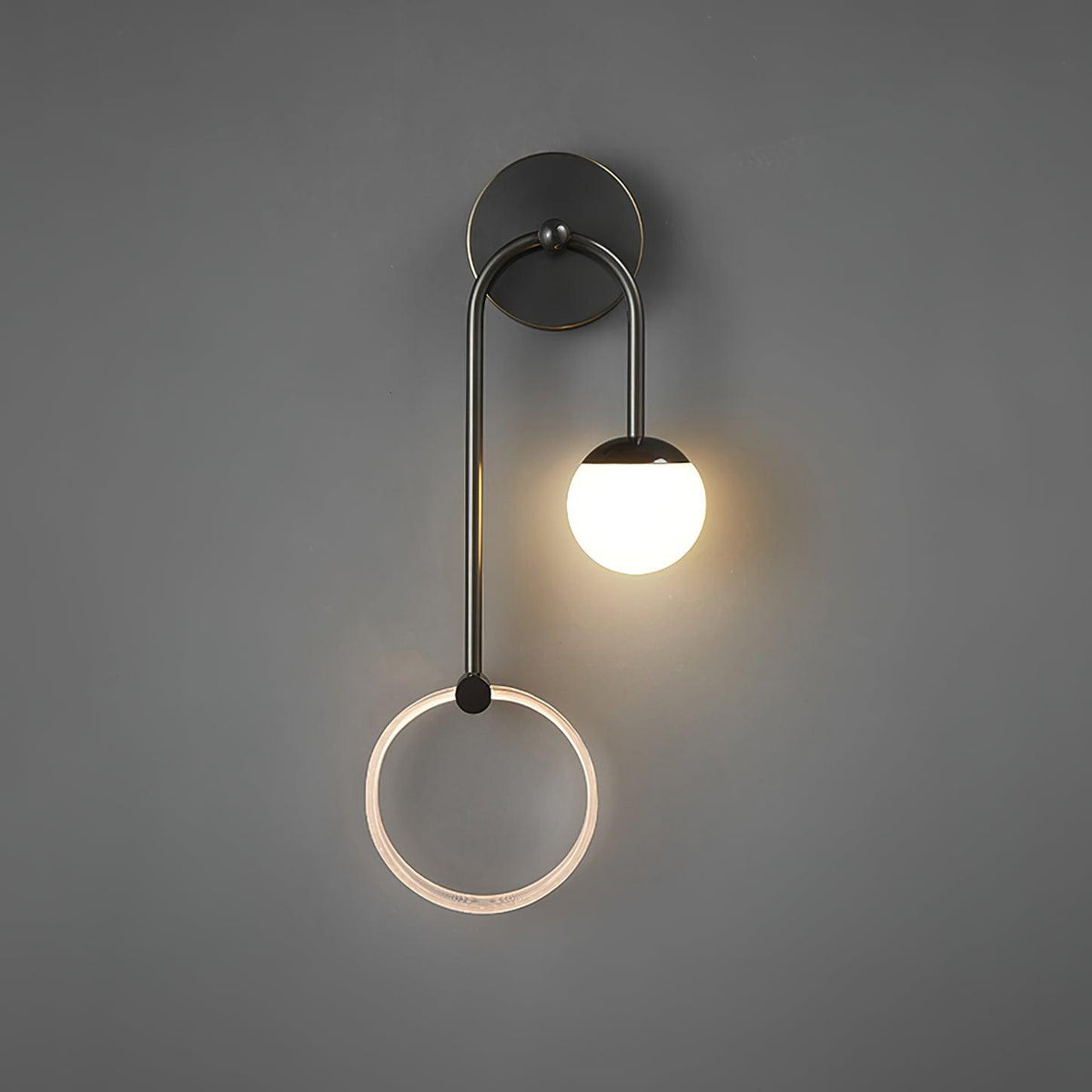 Warren Modern Minimalist LED Brass Wall Light