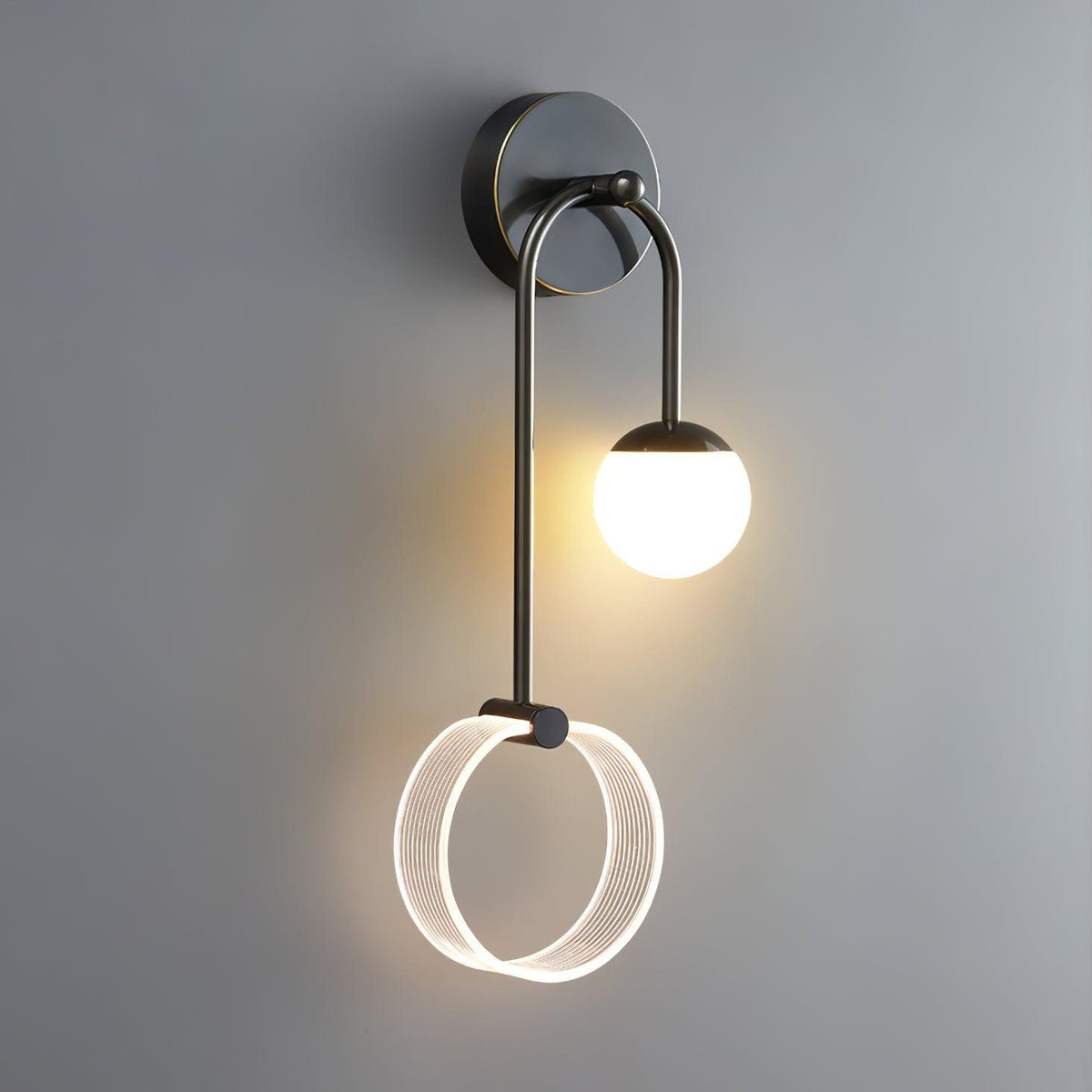 Warren Modern Minimalist LED Brass Wall Light