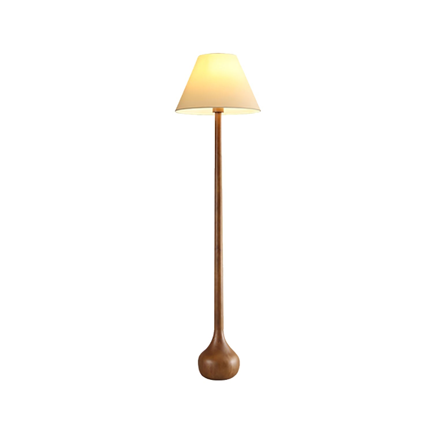 Elviseria Organic Wooden Floor Lamp
