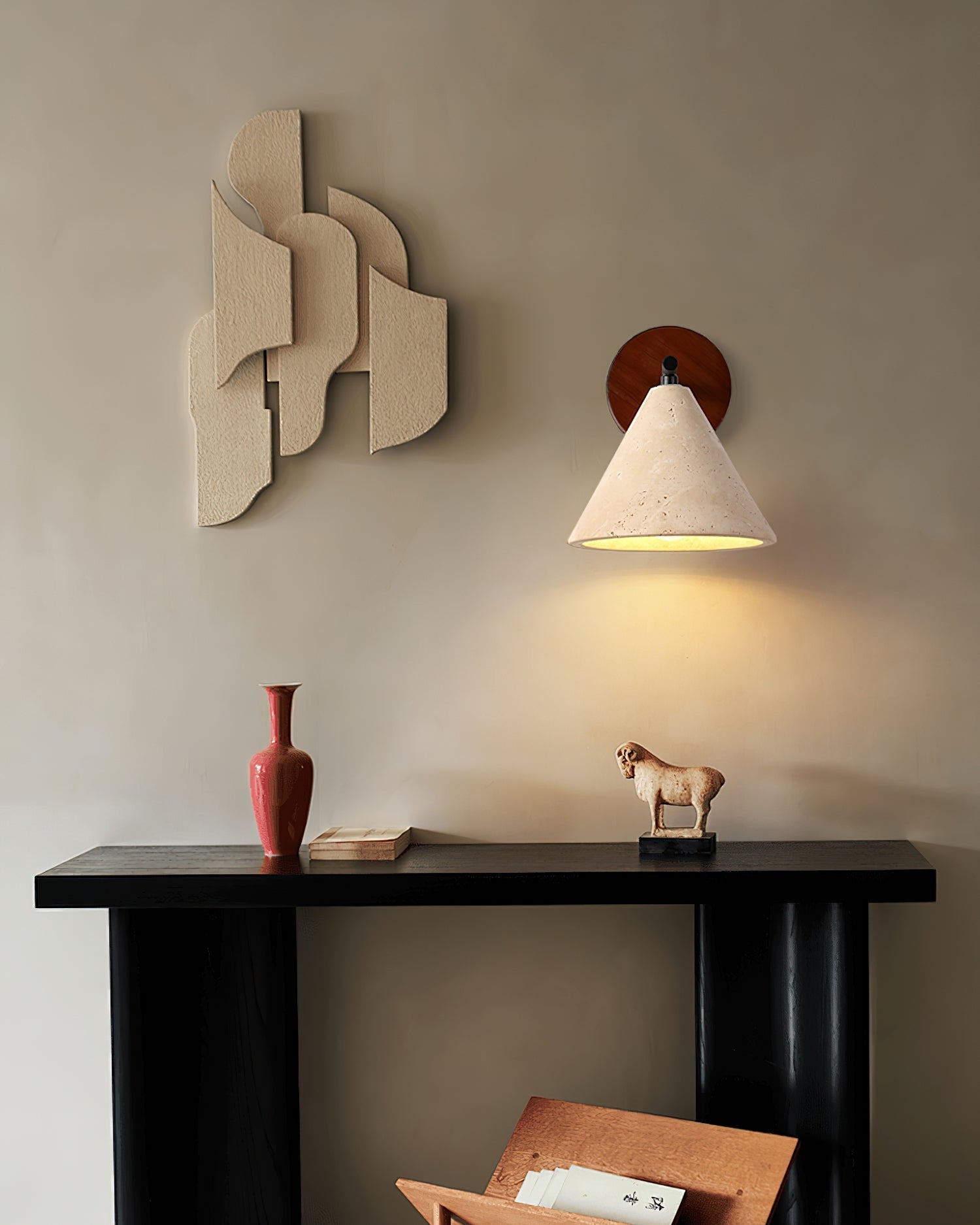 Tavero Modern Cone Wall Sconce - Neutral Decor