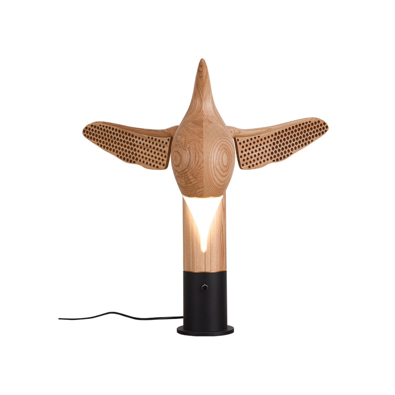 Sylueria Contemporary Wood Table Lamp