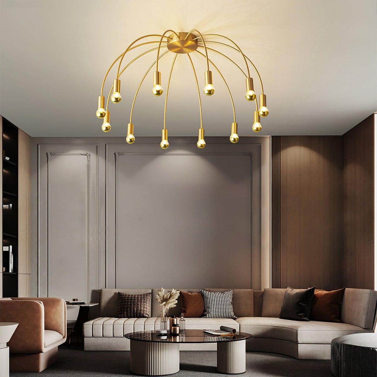 Sage Luxury Glass Ceiling Lamp