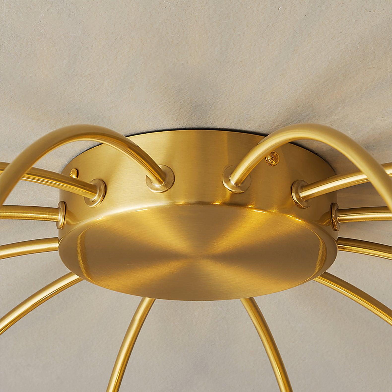 Sage Luxury Glass Ceiling Lamp