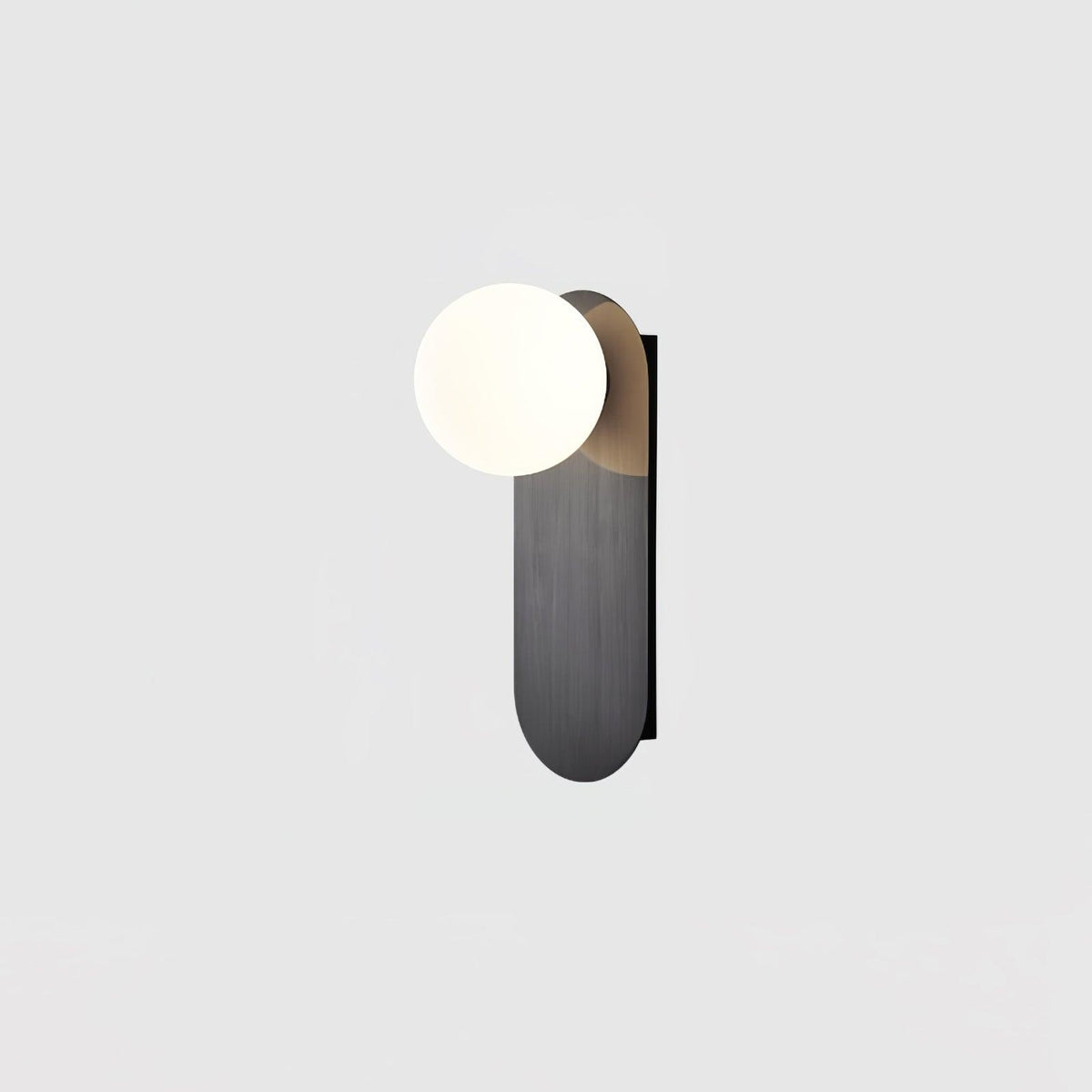 Eiralina Flat Base Globe Brass Glass Sconce Wall lamp
