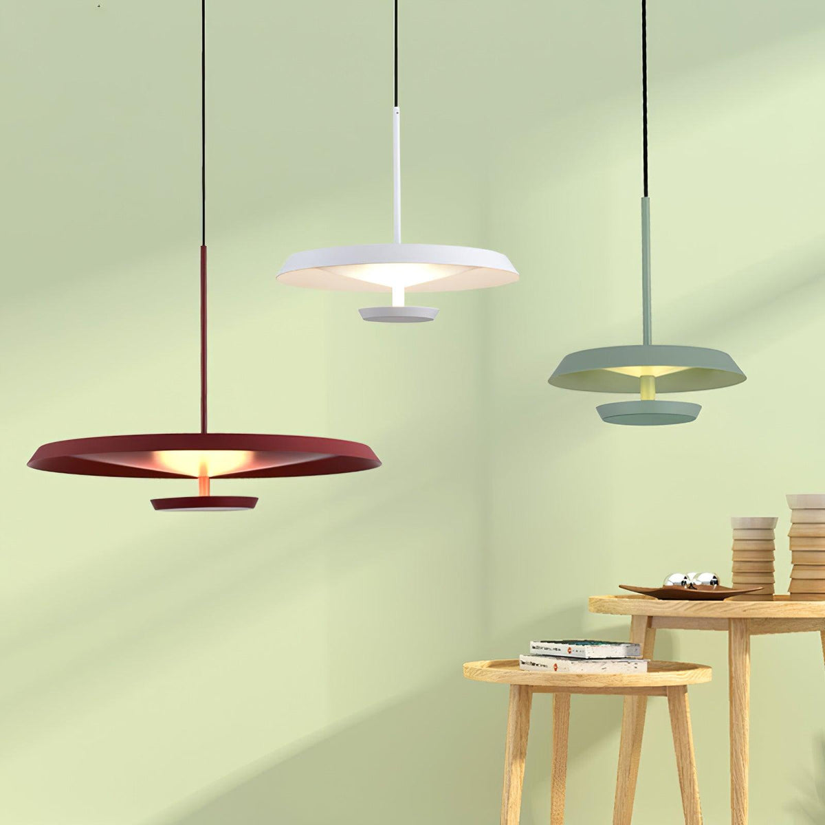 Qued Aluminum Artistic Pendant Light