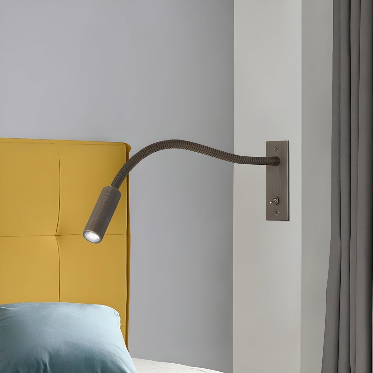 Flame Flexible Gooseneck Wall Lamp