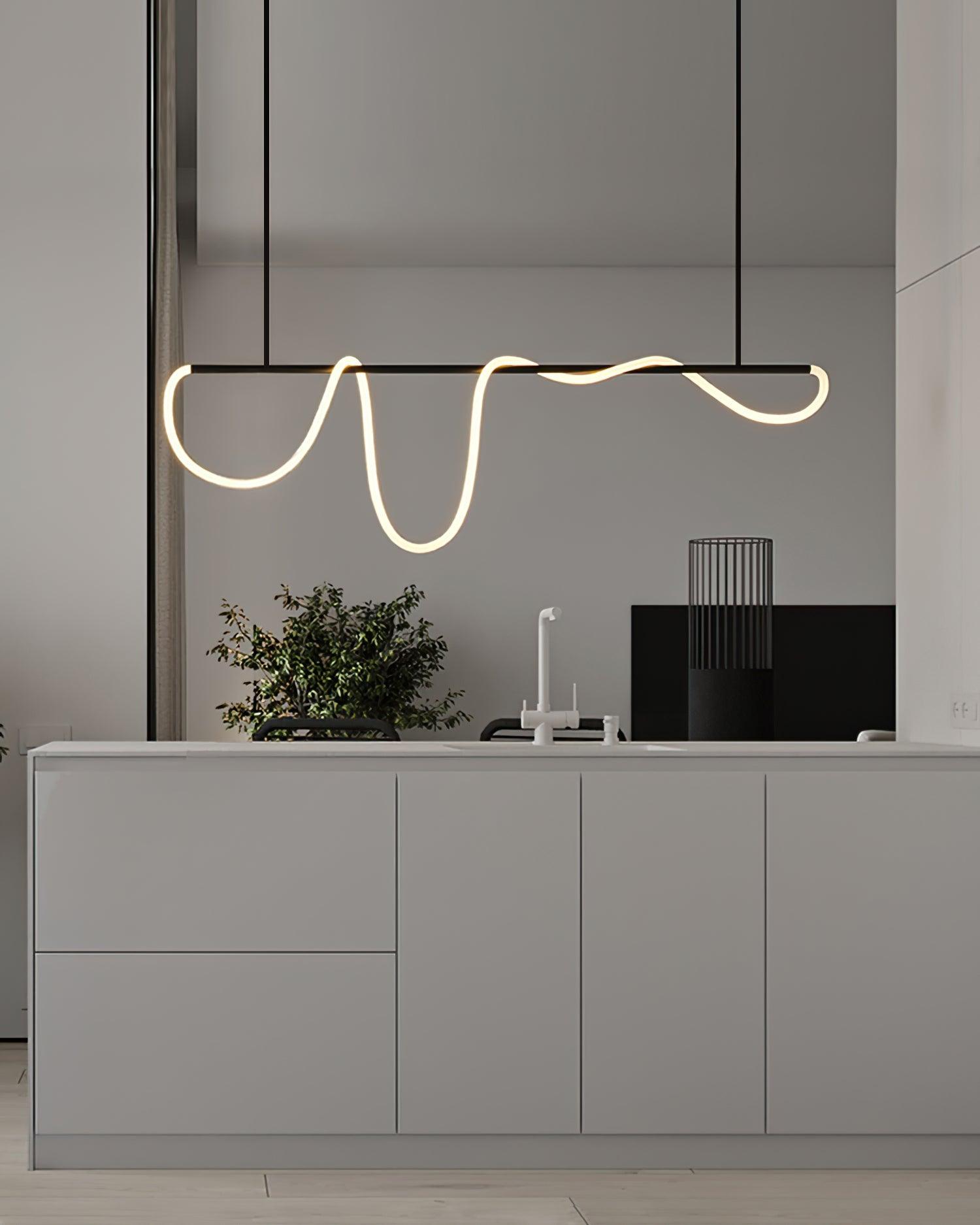 Vocor Chandelier Flexible Silicone Curve Modern Elegant