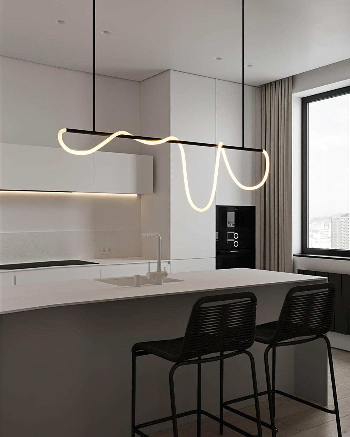 Vocor Chandelier Flexible Silicone Curve Modern Elegant