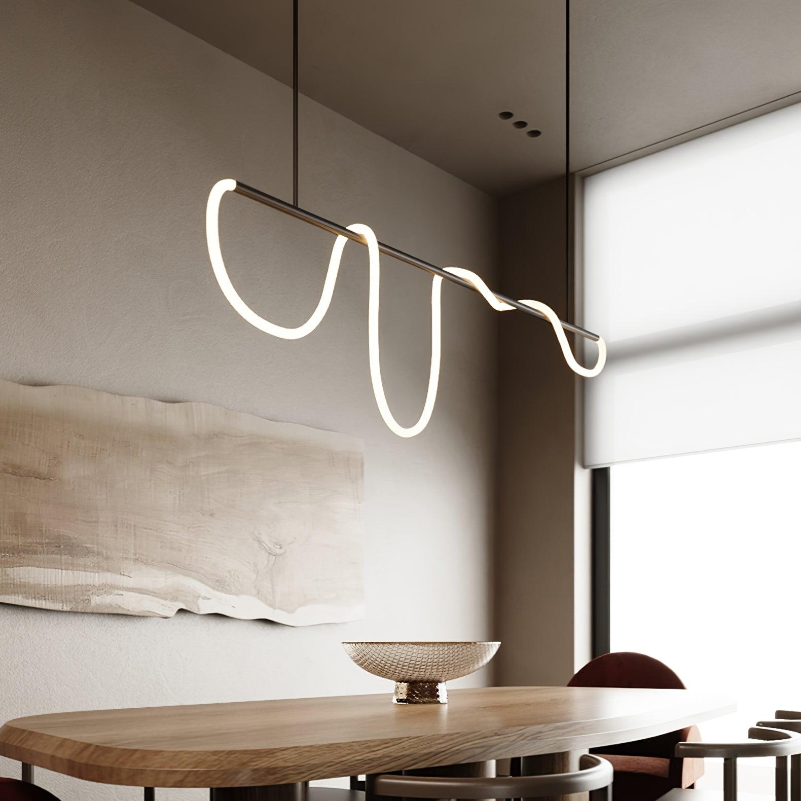 Vocor Chandelier Flexible Silicone Curve Modern Elegant