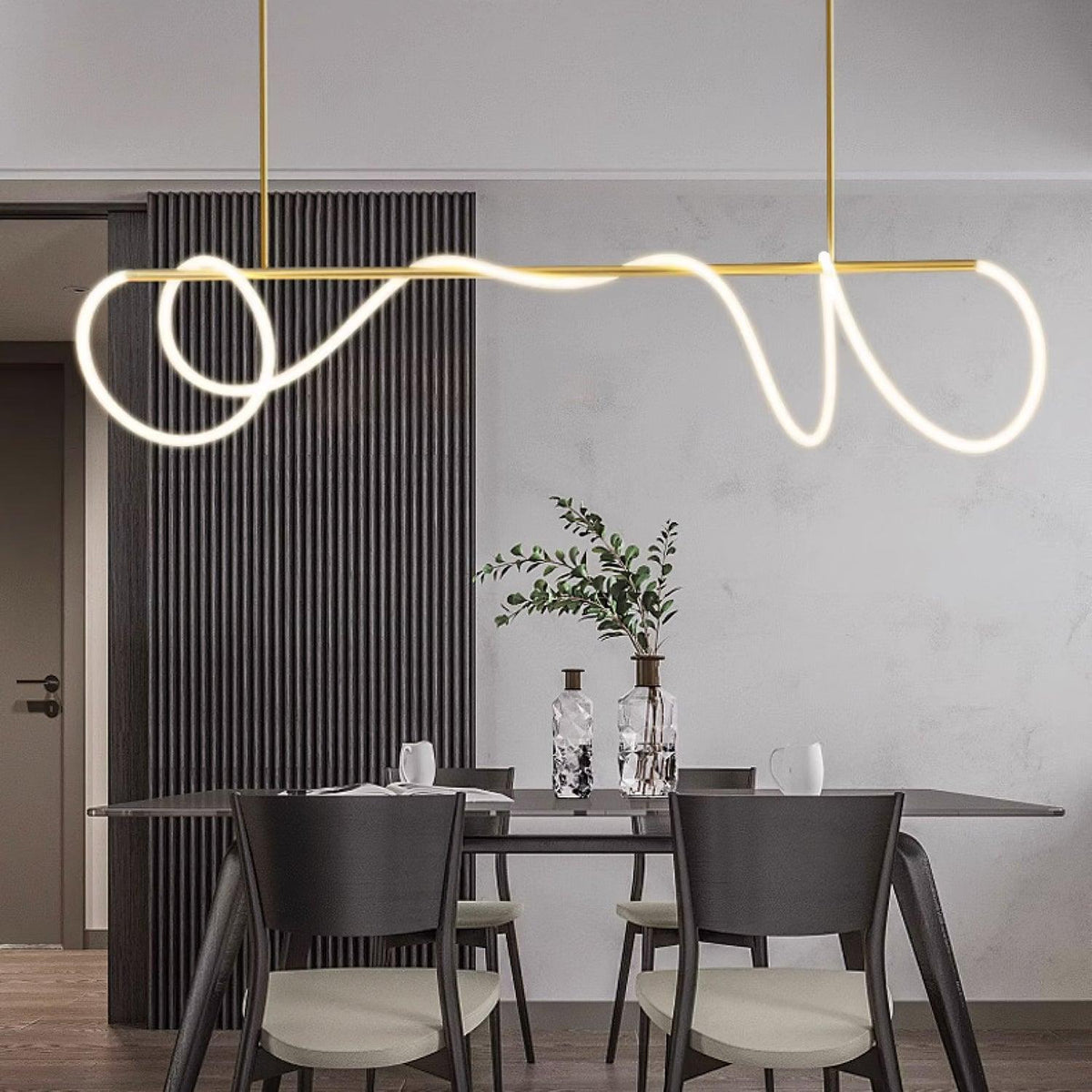 Vocor Chandelier Flexible Silicone Curve Modern Elegant