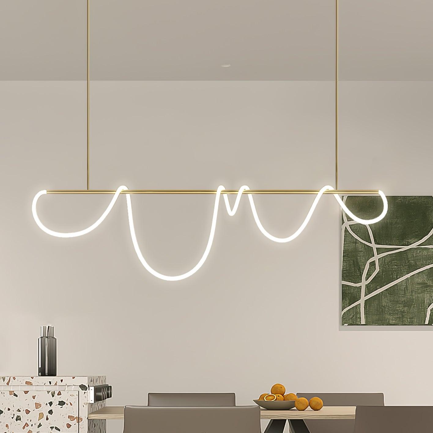 Vocor Chandelier Flexible Silicone Curve Modern Elegant