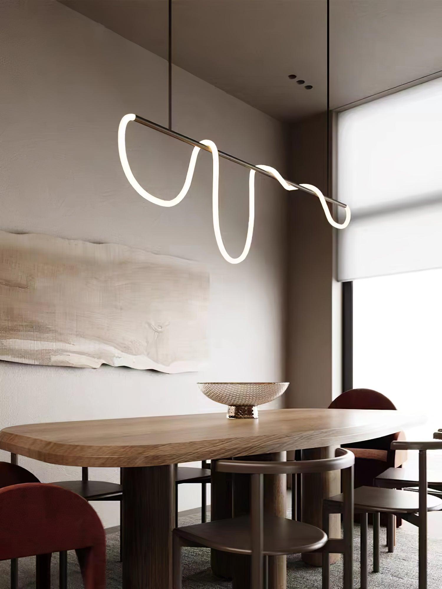 Vocor Chandelier Flexible Silicone Curve Modern Elegant
