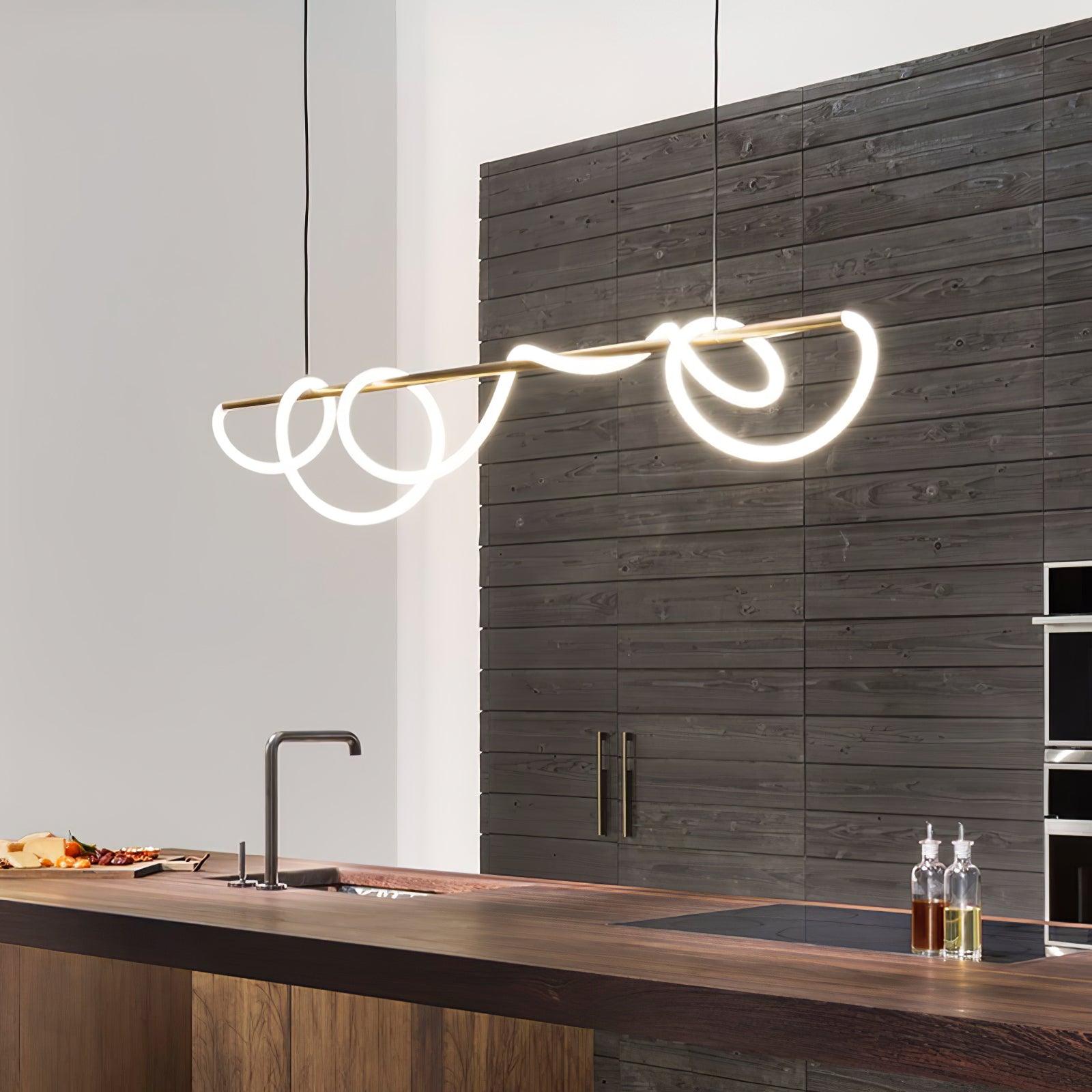 Vocor Chandelier Flexible Silicone Curve Modern Elegant