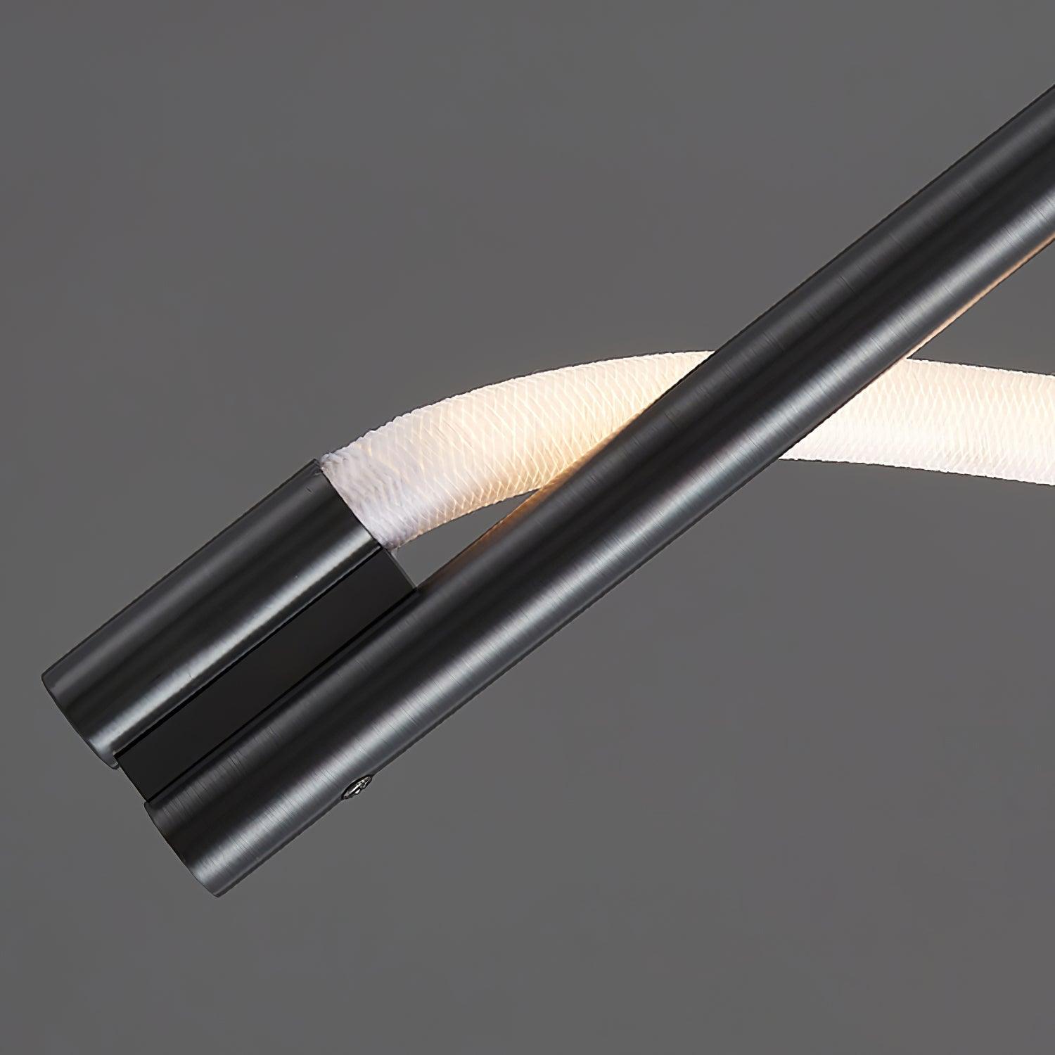 Fidora Sculptural Brass Silicone Wall Lamp