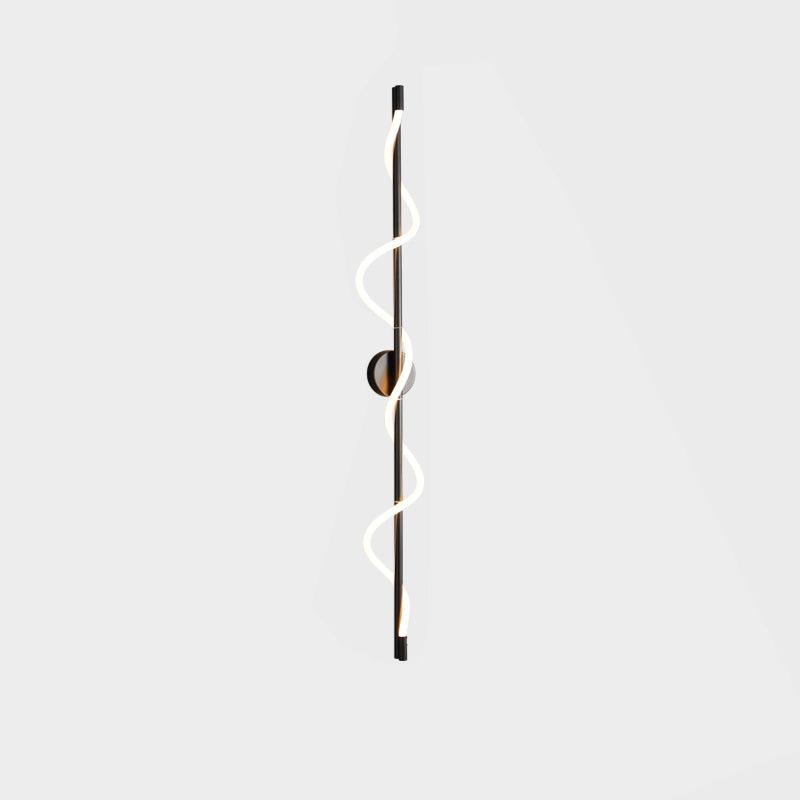 Fidora Sculptural Brass Silicone Wall Lamp