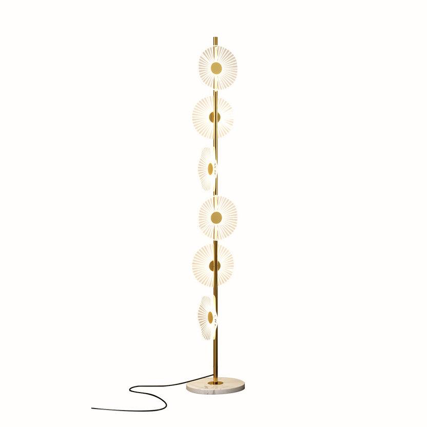 Petaira Luxe Marble Floor Lamp