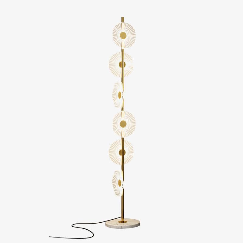 Petaira Luxe Marble Floor Lamp