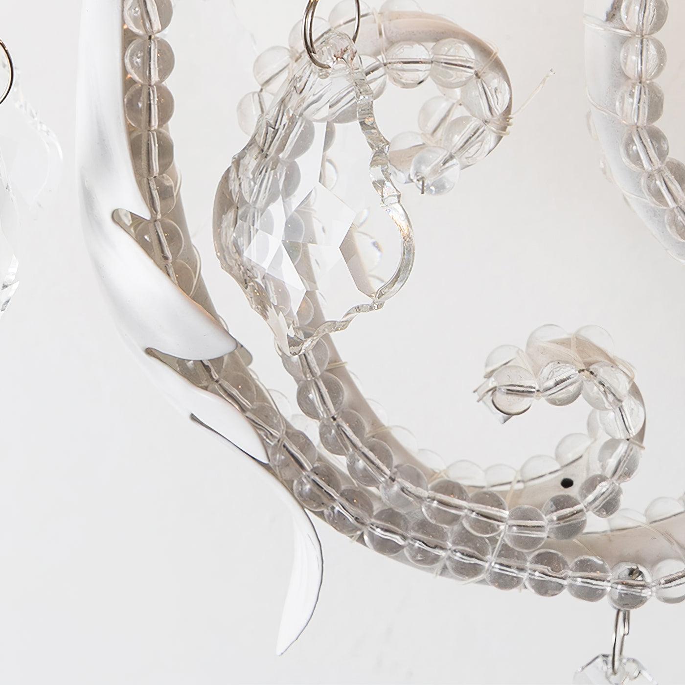 Xeldes Traditional Candle Holder Crystal Wall Lamp