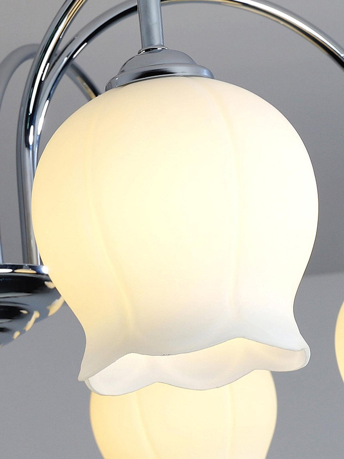 Eiralissa Chandelier Floral Glass
