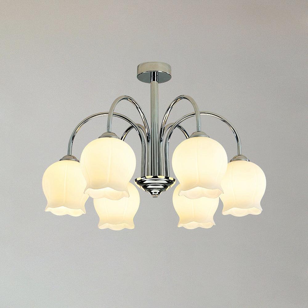 Eiralissa Chandelier Floral Glass