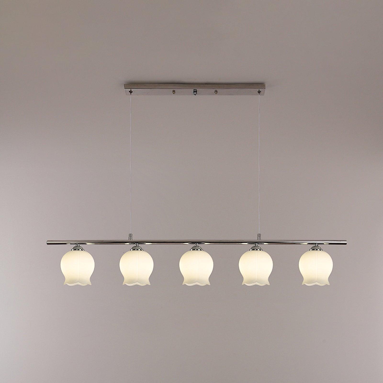 Evenara Modern Minimalist Floral Glass Pendant Lamp