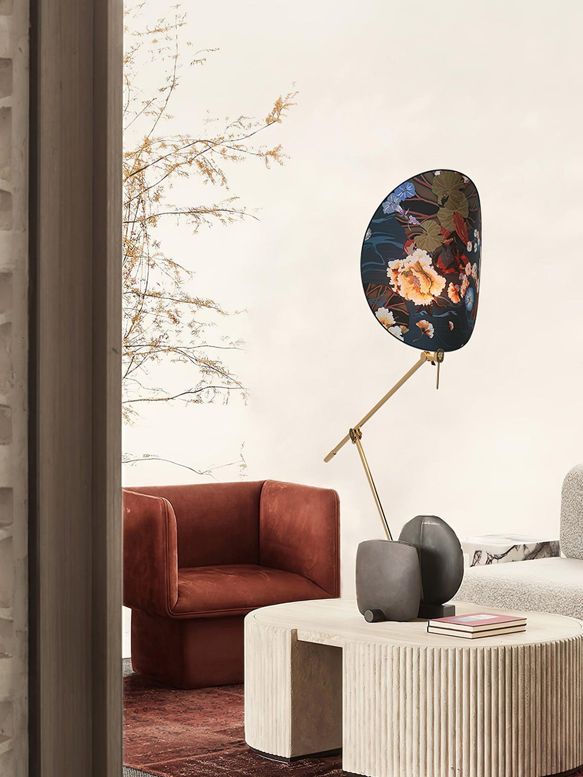 Unexin Brass Floor Lamp