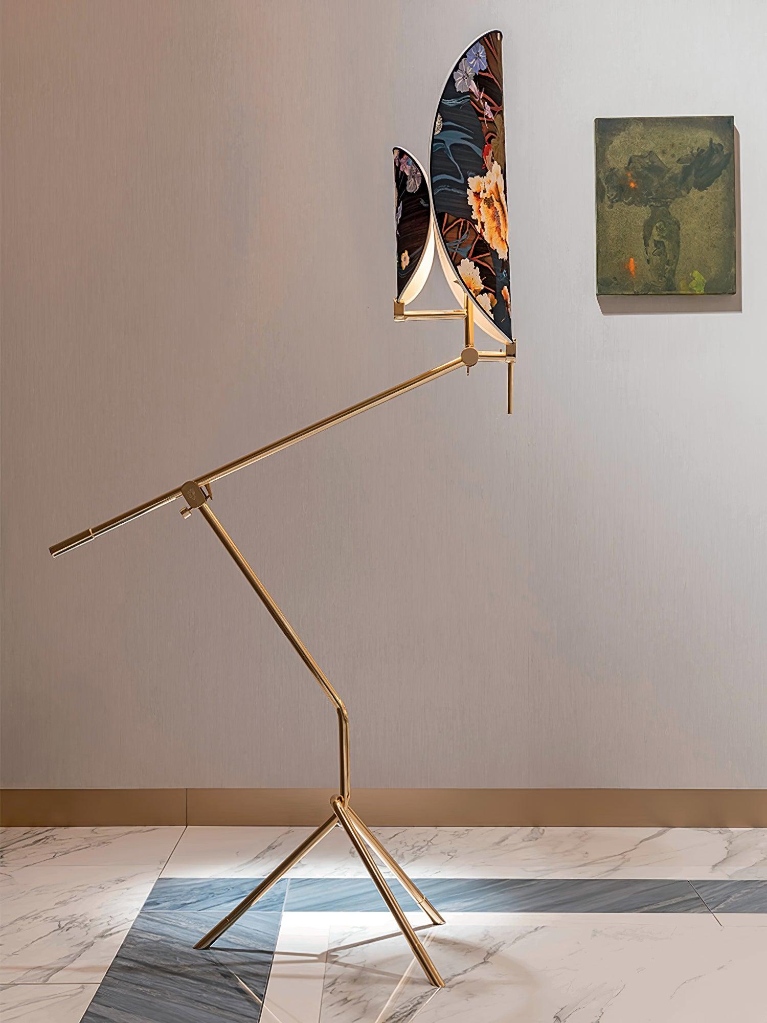 Unexin Brass Floor Lamp