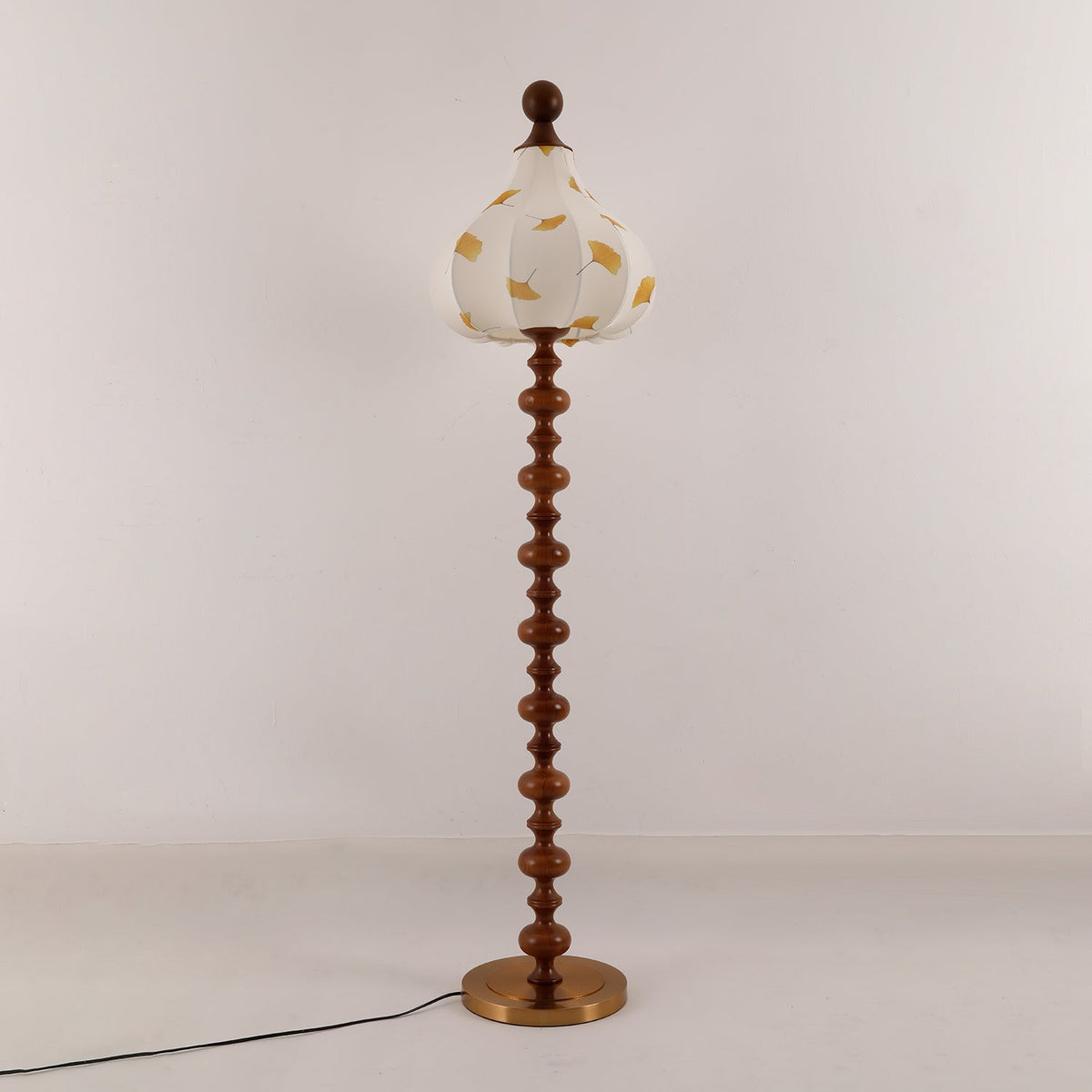 Gagell Wood Fabric Elegant Floor Lamp