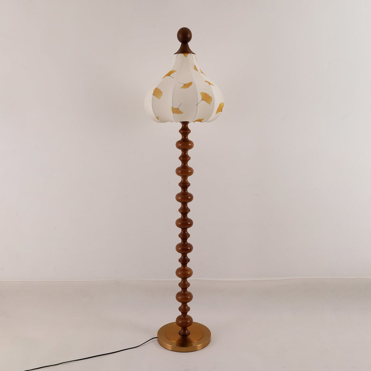 Gagell Wood Fabric Elegant Floor Lamp