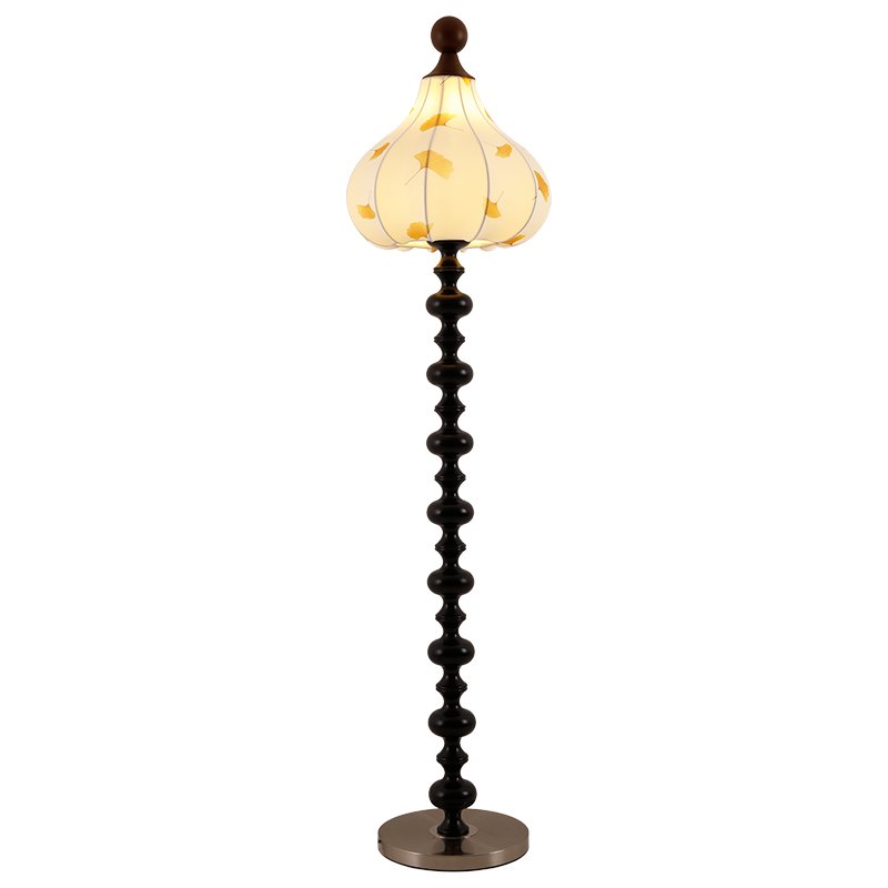 Gagell Wood Fabric Elegant Floor Lamp