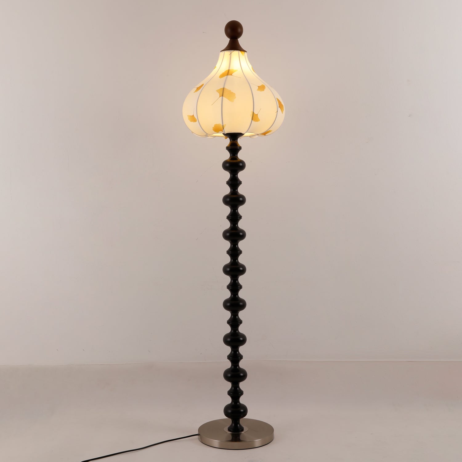Gagell Wood Fabric Elegant Floor Lamp