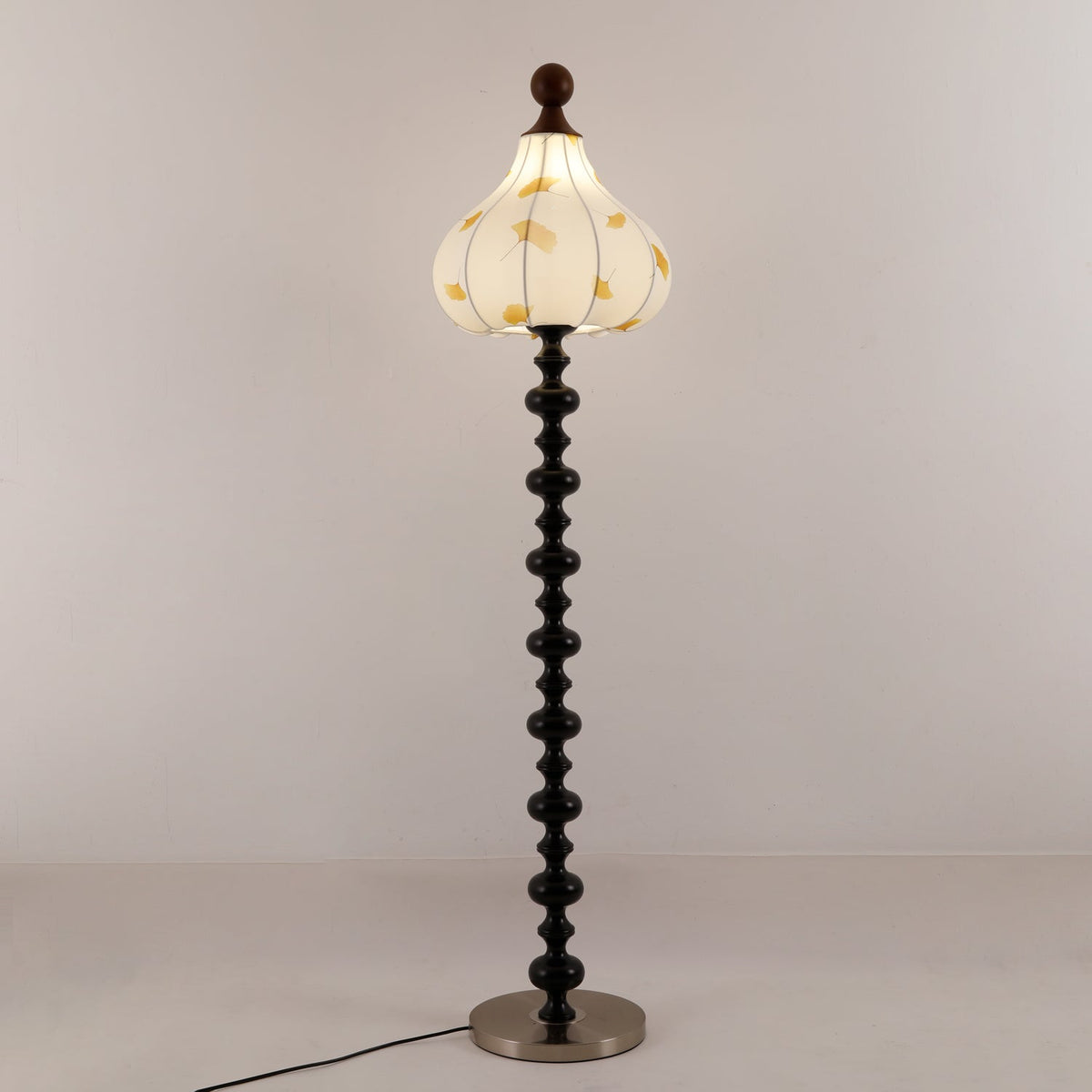 Gagell Wood Fabric Elegant Floor Lamp