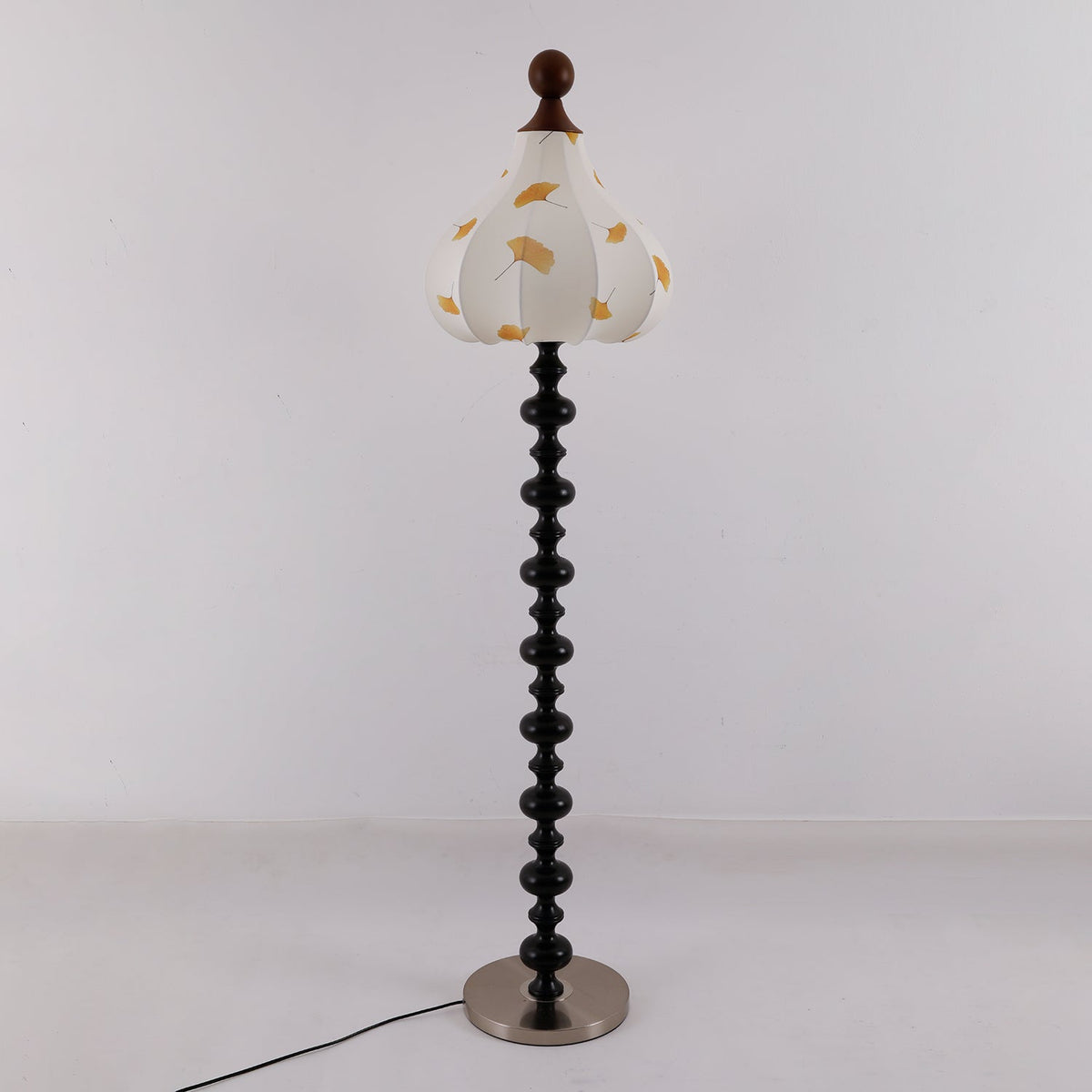 Gagell Wood Fabric Elegant Floor Lamp