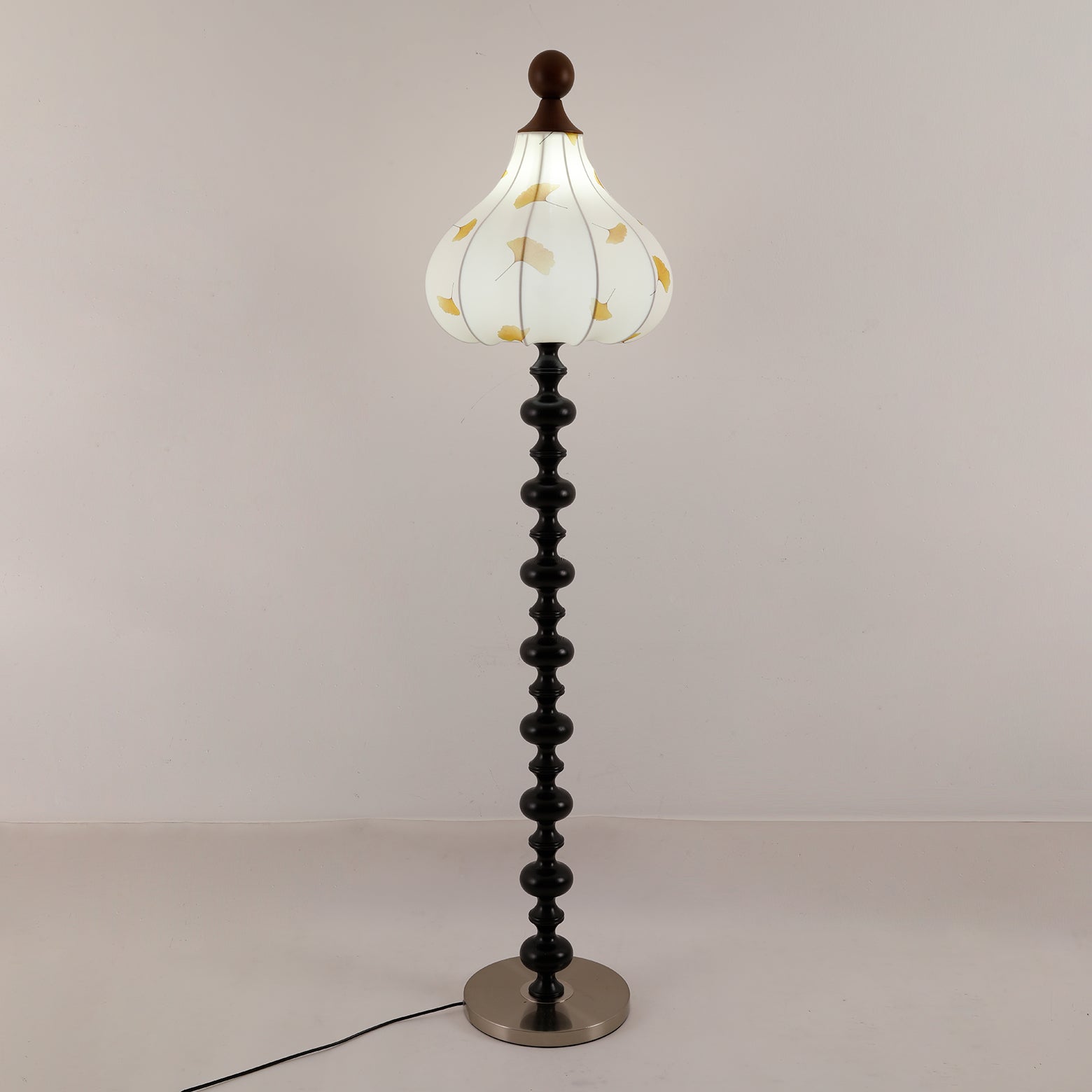 Gagell Wood Fabric Elegant Floor Lamp