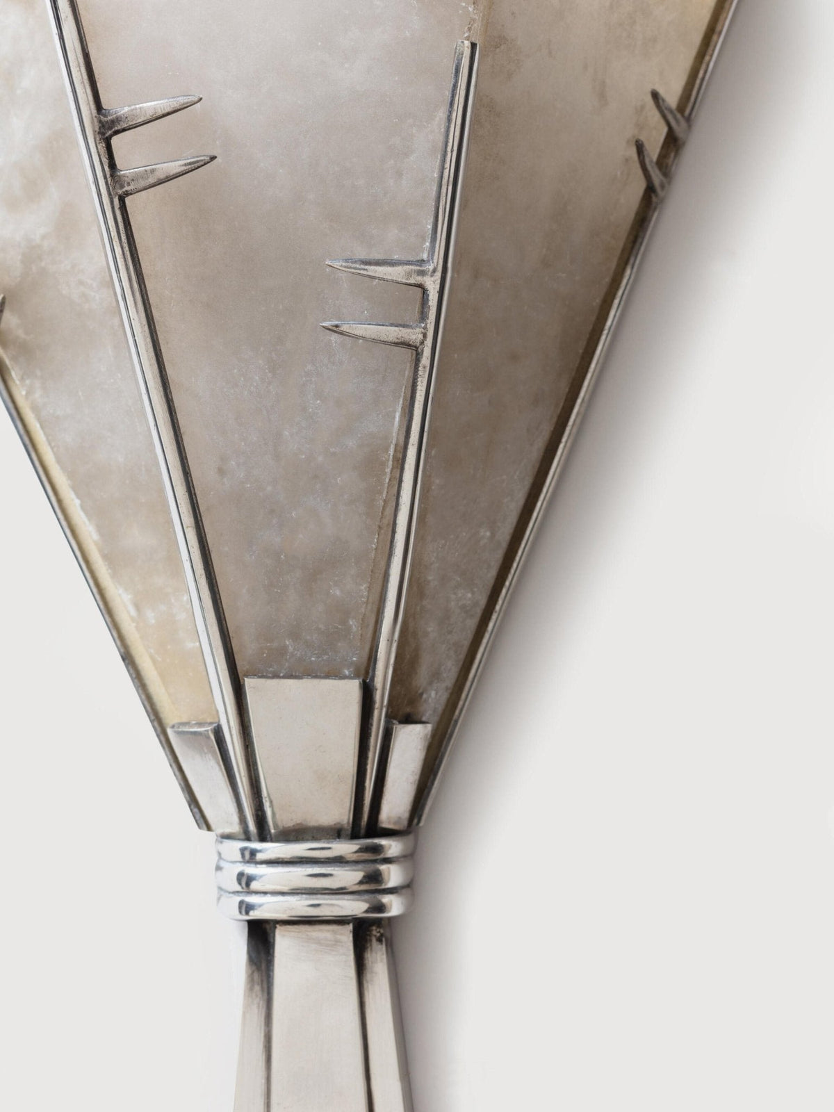 Aura Alabaster Fan Wall Sconce