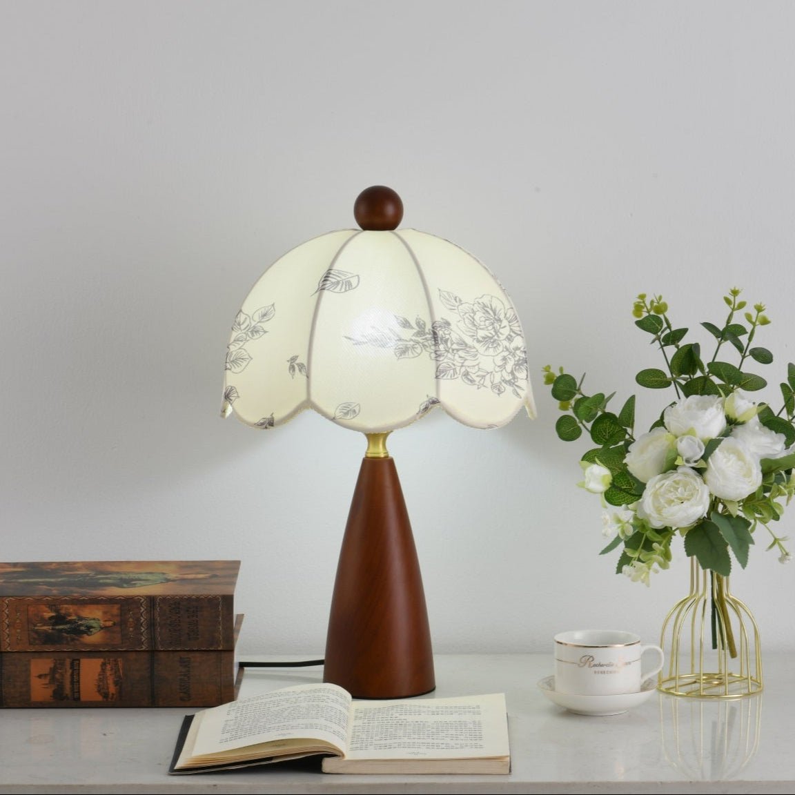 Ruby Vintage Table Lamp - Neutral Decor
