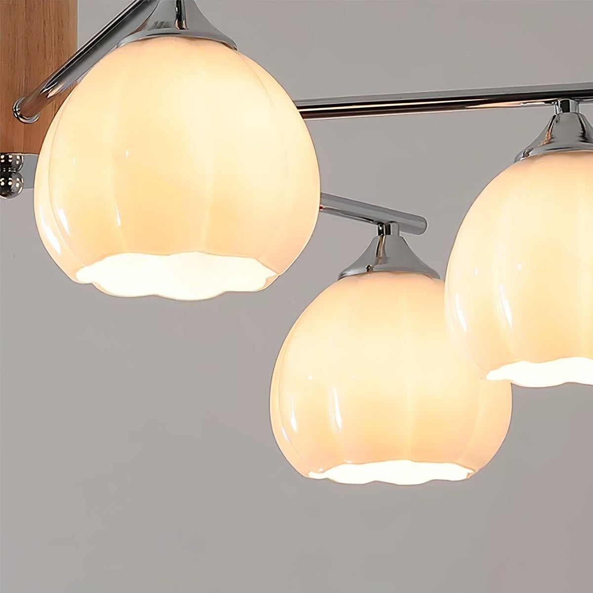 Ezoror Nordic Art Flower Buds Glass Ceiling Lamp
