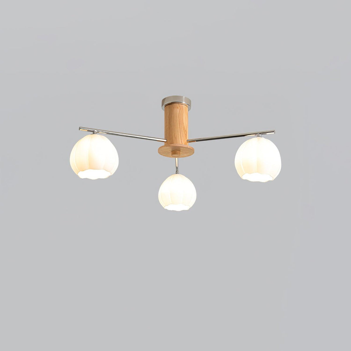 Ezoror Nordic Art Flower Buds Glass Ceiling Lamp