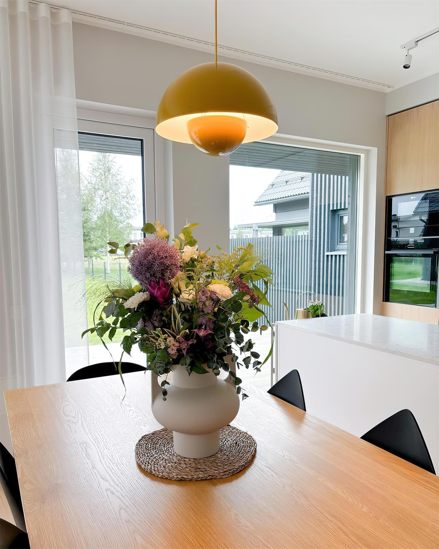 Flowerpot Plug In Pendant Lamp - Neutral Decor
