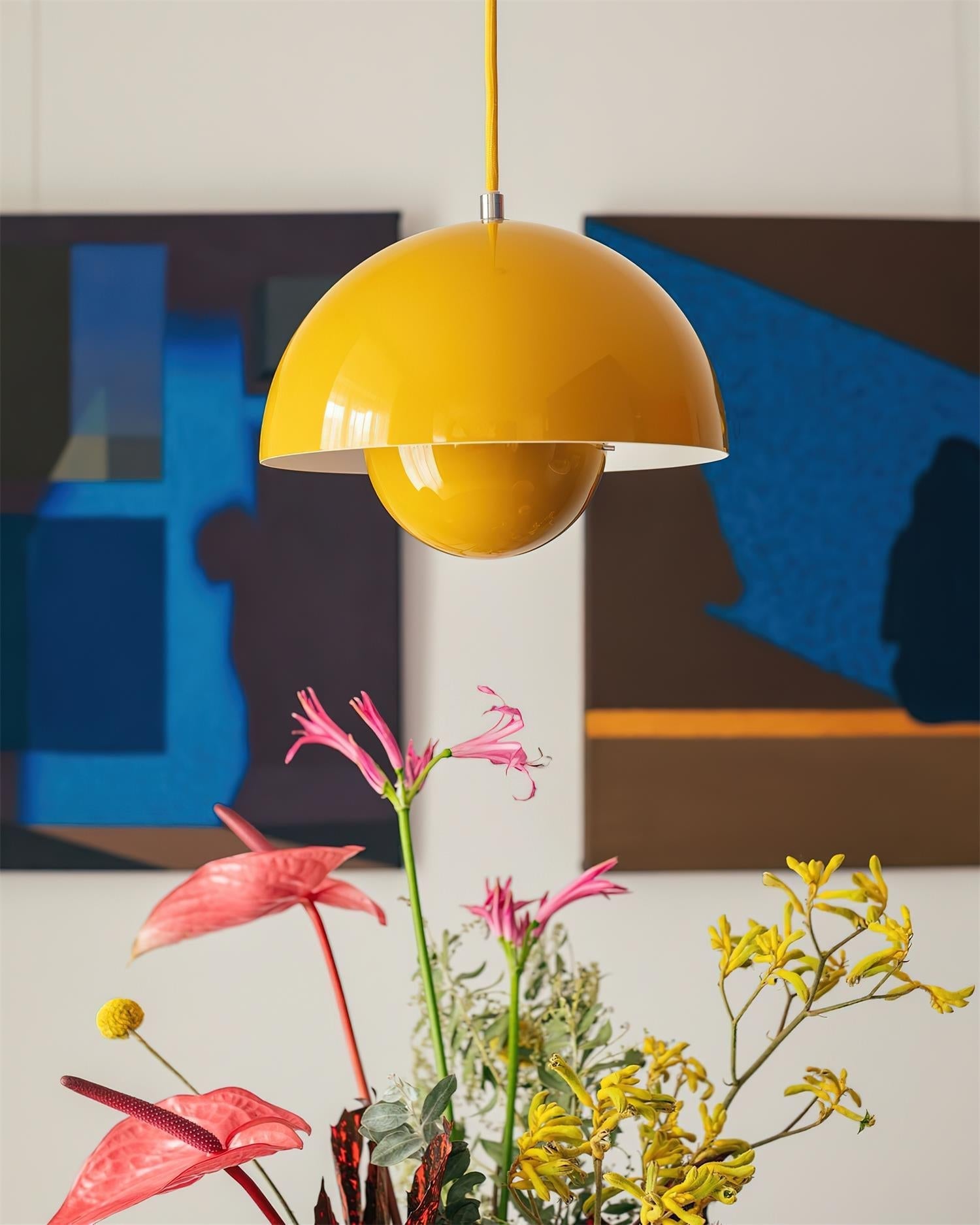 Flowerpot Plug In Pendant Lamp - Neutral Decor