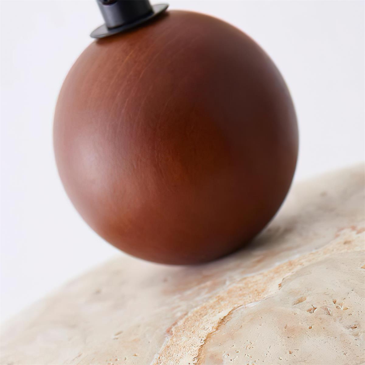 Jojo Pendant Lamp Dome Travertine - Neutral Decor
