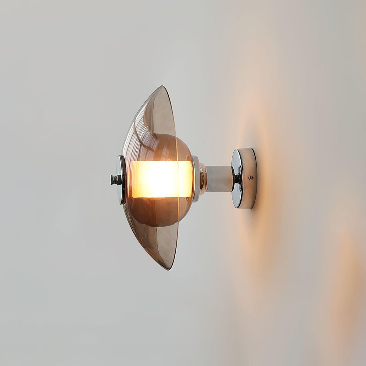 Vasolir Flying Saucer Chrome Wall Light