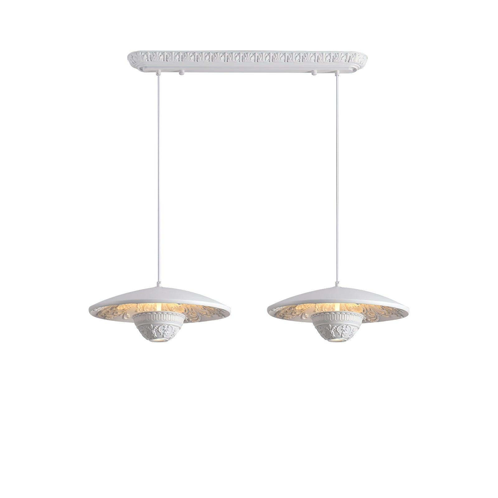 Jhel Art Flying Saucer Resin Pendant Lamp