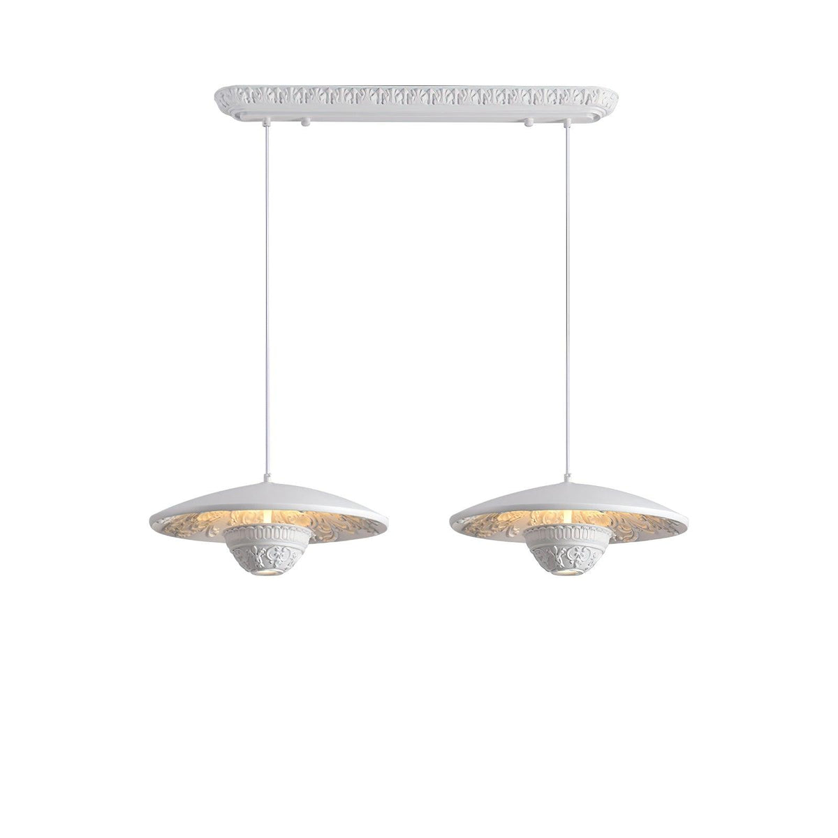 Jhel Art Flying Saucer Resin Pendant Lamp