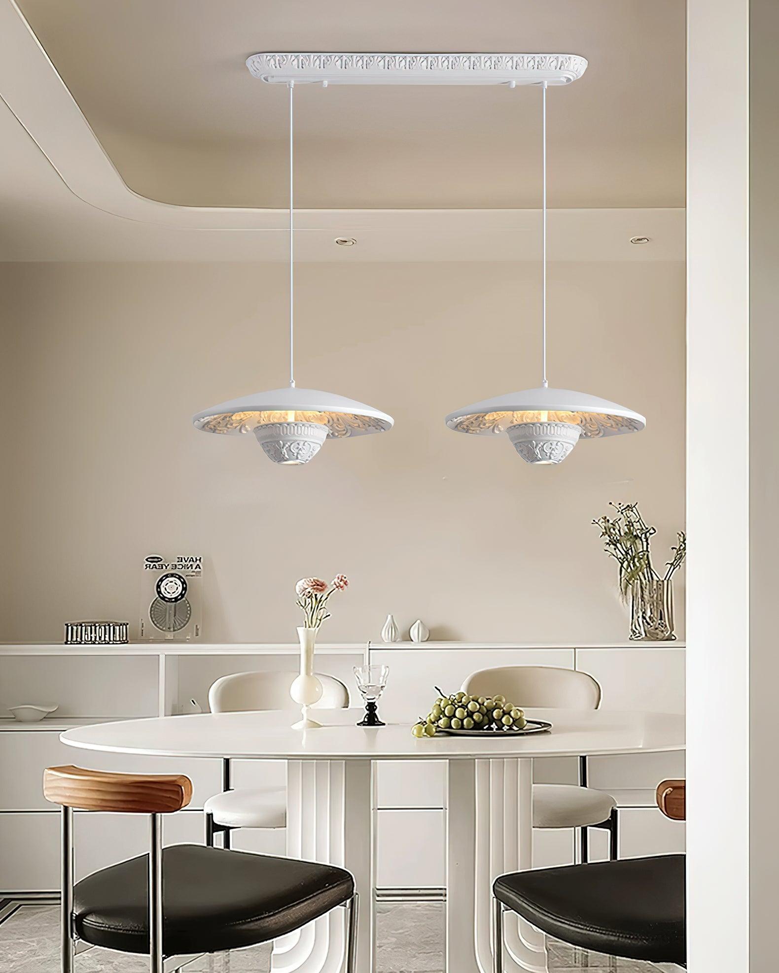 Jhel Art Flying Saucer Resin Pendant Lamp