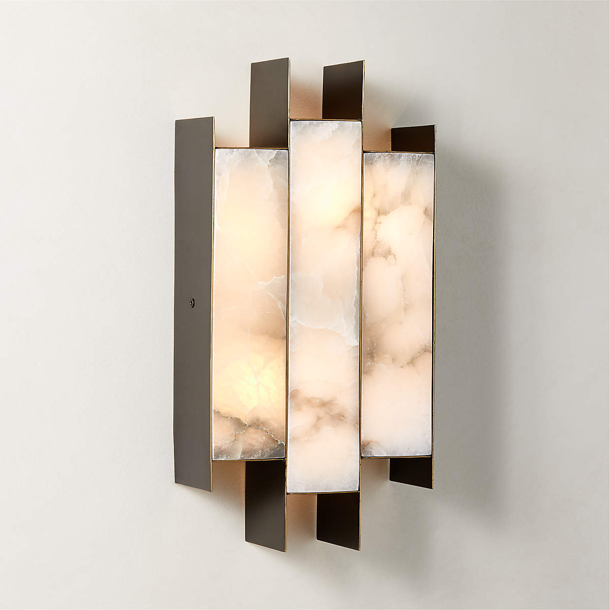 Finto Panel Modern Alabaster Wall Lamp